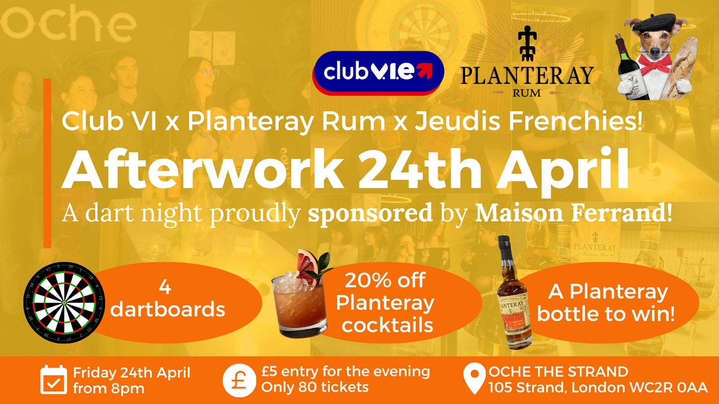 Afterwork Fléchettes - Vendredi 24 Avril 2026